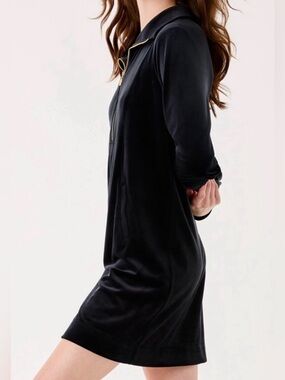 NWT Lilly Pulitzer XL Eleni Velour Dress “Noir” ✨💲148